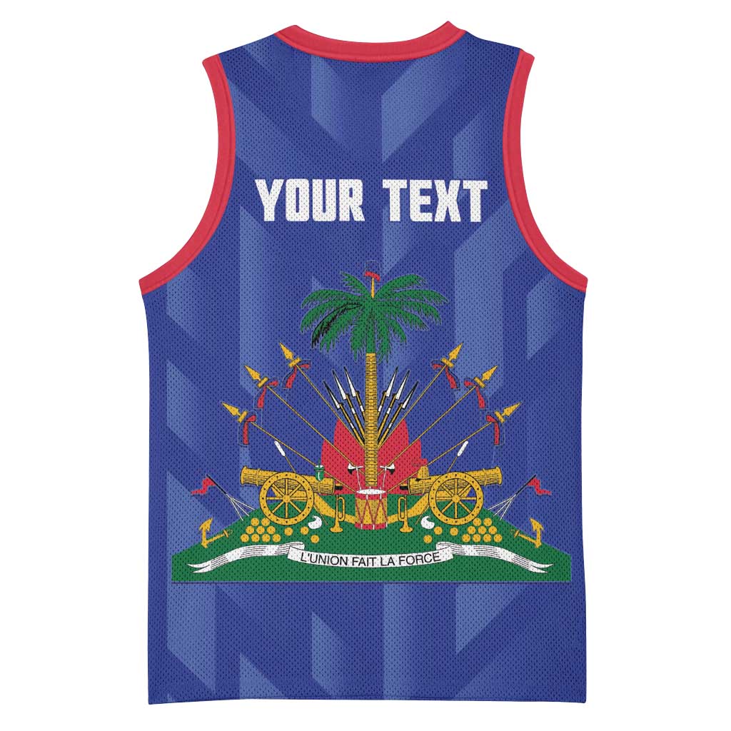 Personalized Afro Haiti Football Basketball Jersey Les Grenadiers Made History Once Again Blue Color - African Pride