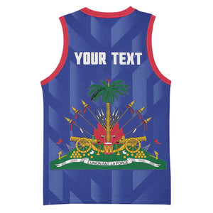 Personalized Afro Haiti Football Basketball Jersey Les Grenadiers Made History Once Again Blue Color - African Pride