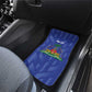 Personalized Afro Haiti Football Car Mats Les Grenadiers Made History Once Again Blue Color - African Pride