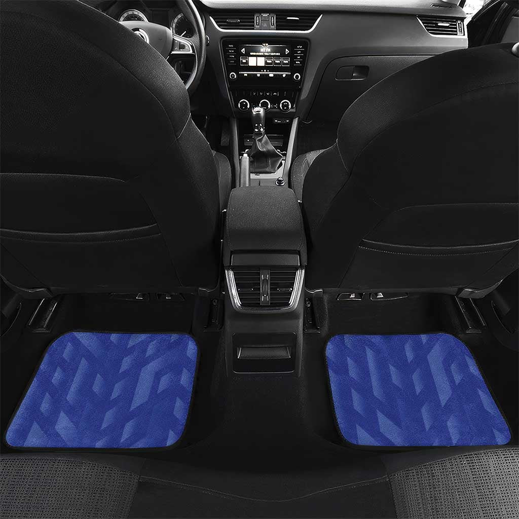 Personalized Afro Haiti Football Car Mats Les Grenadiers Made History Once Again Blue Color - African Pride