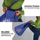 Personalized Afro Haiti Football Grocery Bag Les Grenadiers Made History Once Again Blue Color - African Pride