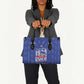 Personalized Haiti Football Leather Bag Les Grenadiers Made History Once Again Blue Color