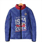 Personalized Haiti Football Padded Jacket Les Grenadiers Made History Once Again Blue Color