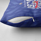 Personalized Haiti Football Pillow Cover Les Grenadiers Made History Once Again Blue Color