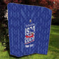 Personalized Afro Haiti Football Quilt Les Grenadiers Made History Once Again Blue Color - African Pride