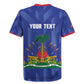 Personalized Afro Haiti Football Rugby Jersey Les Grenadiers Made History Once Again Blue Color - African Pride