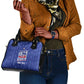 Personalized Afro Haiti Football Shoulder Handbag Les Grenadiers Made History Once Again Blue Color - African Pride