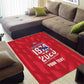 Personalized Afro Haiti Football Area Rug Les Grenadiers Made History Once Again Red Color - African Pride