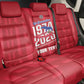 Personalized Afro Haiti Football Back Car Seat Cover Les Grenadiers Made History Once Again Red Color - African Pride