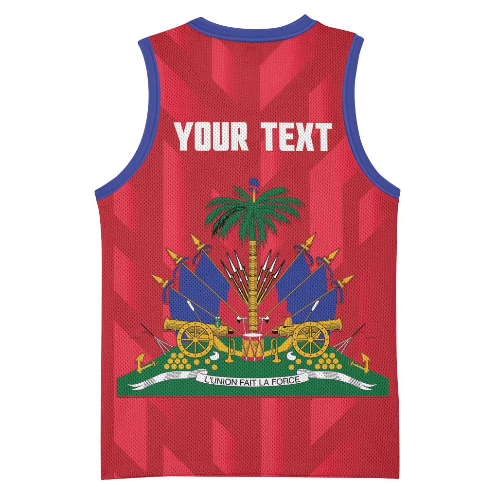 Personalized Afro Haiti Football Basketball Jersey Les Grenadiers Made History Once Again Red Color - African Pride