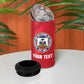 Personalized Afro Haiti Football 4 in 1 Can Cooler Tumbler Les Grenadiers Made History Once Again Red Color - African Pride
