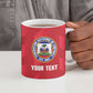 Personalized Haiti Football Ceramic Mug Les Grenadiers Made History Once Again Red Color