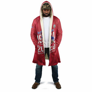 Personalized Haiti Football Cloak Les Grenadiers Made History Once Again Red Color