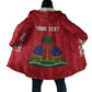Personalized Haiti Football Cloak Les Grenadiers Made History Once Again Red Color