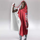 Personalized Afro Haiti Football Hooded Blanket Les Grenadiers Made History Once Again Red Color - African Pride