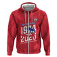 Personalized Afro Haiti Football Hoodie Les Grenadiers Made History Once Again Red Color - African Pride
