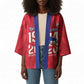 Personalized Haiti Football Kimono Les Grenadiers Made History Once Again Red Color