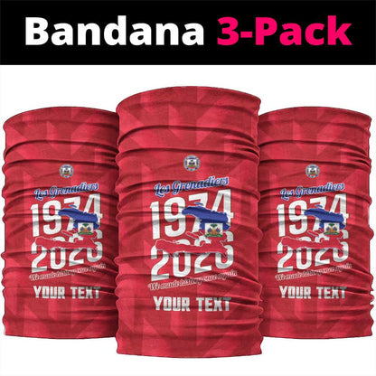 Personalized Afro Haiti Football Neck Gaiter Les Grenadiers Made History Once Again Red Color - African Pride