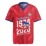 Personalized Afro Haiti Football Rugby Jersey Les Grenadiers Made History Once Again Red Color - African Pride