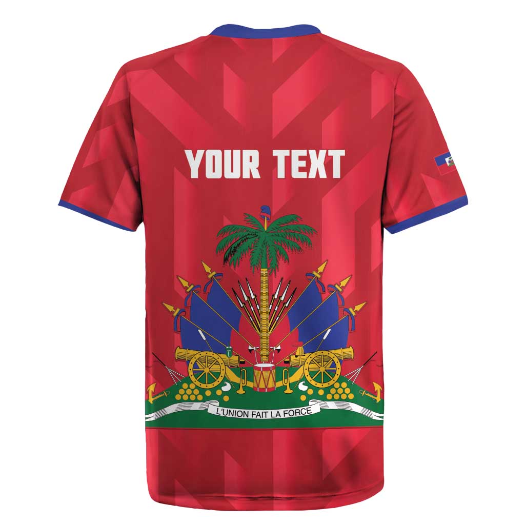 Personalized Afro Haiti Football Rugby Jersey Les Grenadiers Made History Once Again Red Color - African Pride
