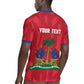 Personalized Afro Haiti Football Rugby Jersey Les Grenadiers Made History Once Again Red Color - African Pride