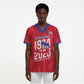 Personalized Afro Haiti Football Scrub Top Les Grenadiers Made History Once Again Red Color - African Pride