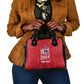 Personalized Afro Haiti Football Shoulder Handbag Les Grenadiers Made History Once Again Red Color - African Pride