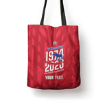 Personalized Haiti Football Tote Bag Les Grenadiers Made History Once Again Red Color