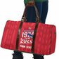 Personalized Haiti Football Travel Bag Les Grenadiers Made History Once Again Red Color