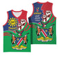 Namibia Independence Day Basketball Jersey Coat Of Arms Curve Style - African Pride