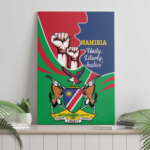 Namibia Independence Day Canvas Wall Art Coat Of Arms Curve Style