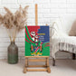 Namibia Independence Day Canvas Wall Art Coat Of Arms Curve Style