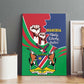 Namibia Independence Day Canvas Wall Art Coat Of Arms Curve Style