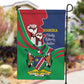 Namibia Independence Day Garden Flag Coat Of Arms Curve Style