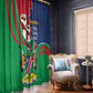 Namibia Independence Day Window Curtain Coat Of Arms Curve Style