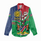 Namibia Independence Day Women Casual Shirt Coat Of Arms Curve Style LT14