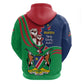 Namibia Independence Day Zip Hoodie Coat Of Arms Curve Style