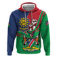 Namibia Independence Day Zip Hoodie Coat Of Arms Curve Style