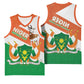 Afro Niger Basketball Jersey Dama Gazelle African Pattern - Republic Day - African Pride