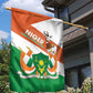 Afro Niger Garden Flag Dama Gazelle African Pattern - Republic Day