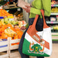 Afro Niger Grocery Bag Dama Gazelle African Pattern - Republic Day