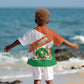 Afro Niger Kid Hawaiian Shirt Dama Gazelle African Pattern - Republic Day