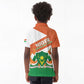 Afro Niger Kid Polo Shirt Dama Gazelle African Pattern - Republic Day