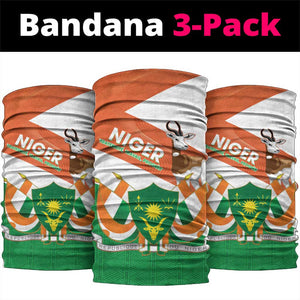 Afro Niger Neck Gaiter Dama Gazelle African Pattern - Republic Day LT14