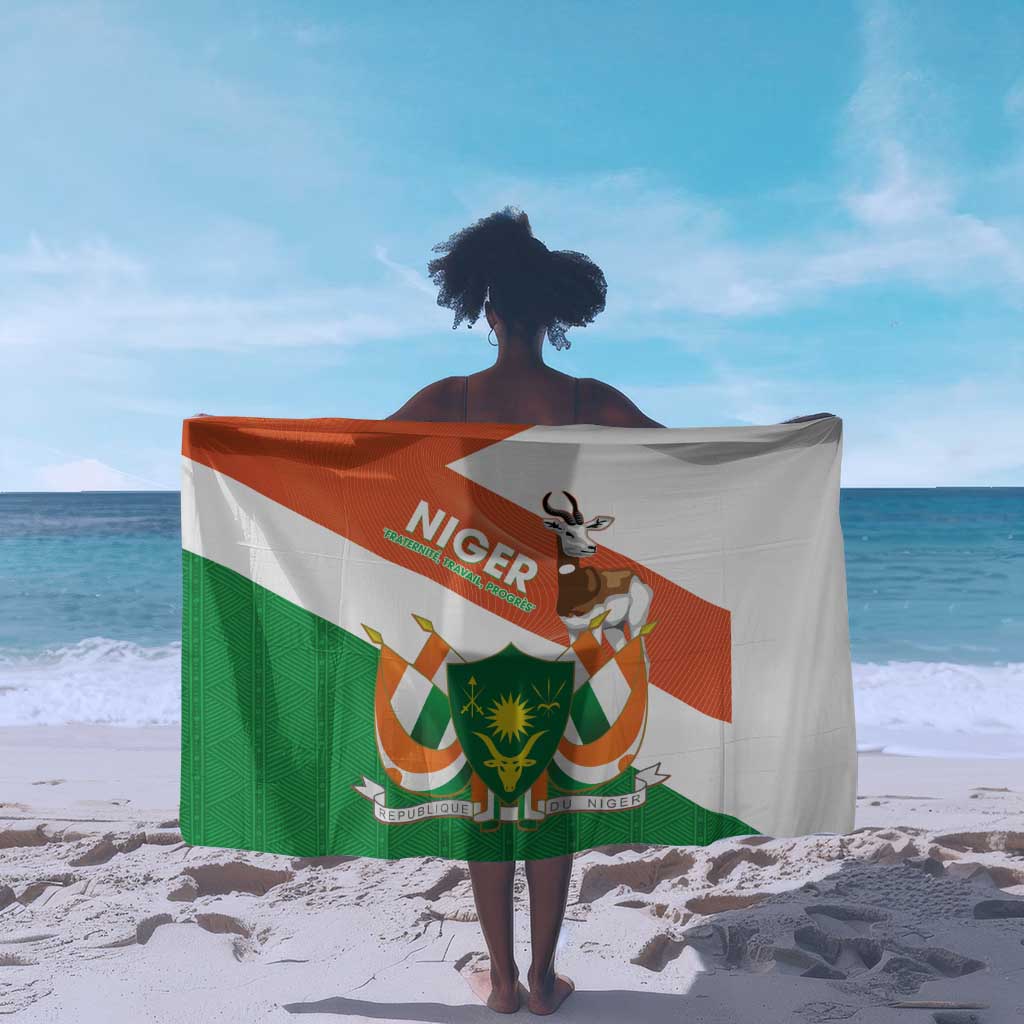 Afro Niger Sarong Dama Gazelle African Pattern - Republic Day