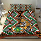 Personalized Afro Niger Bedding Set Leopard Ankara African Pattern