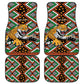 Personalized Afro Niger Car Mats Leopard Ankara African Pattern