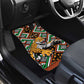 Personalized Afro Niger Car Mats Leopard Ankara African Pattern
