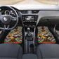 Personalized Afro Niger Car Mats Leopard Ankara African Pattern