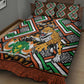 Personalized Afro Niger Quilt Bed Set Leopard Ankara African Pattern